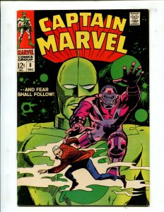 CAPTAIN MARVEL #8 ...& FEAR SHALL FOLLOW! (7.0) 1968