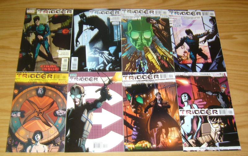 Trigger #1-8 VF/NM complete series - sleeper agent - vertigo comics 2 3 4 5 6 7