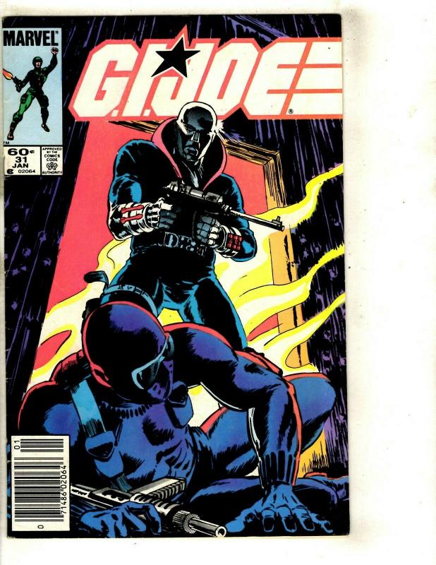 12 GI Joe Comics Marvel # 31 53 58 43 55 56 57 59 60 61 62 63 Snake Eyes DS1