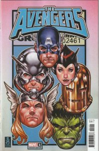 Avengers # 1 Mark Brooks Corner Box Variant Cover NM Marvel 2023 [H4]