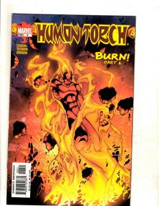 10 Marvel Comics Human Torch # 1 2 4 5 6 Deadline # 1 2 3 4 Spider-Man # 1 J327