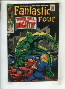 FANTASTIC FOUR #70 (6.5) KIRBY!! 1967