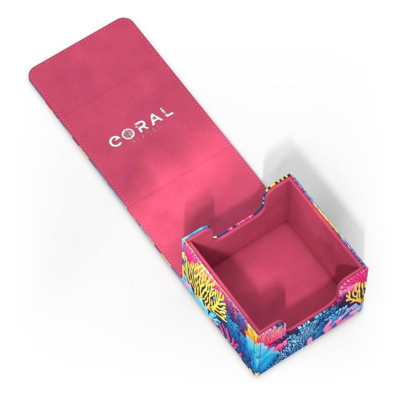 Deck Case Sidewinder 133+ Standard Coral Places Coral Garden Ultimate Guard