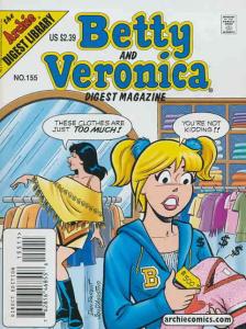 Betty and Veronica Digest Magazine #155 VF/NM; Archie | save on shipping - detai