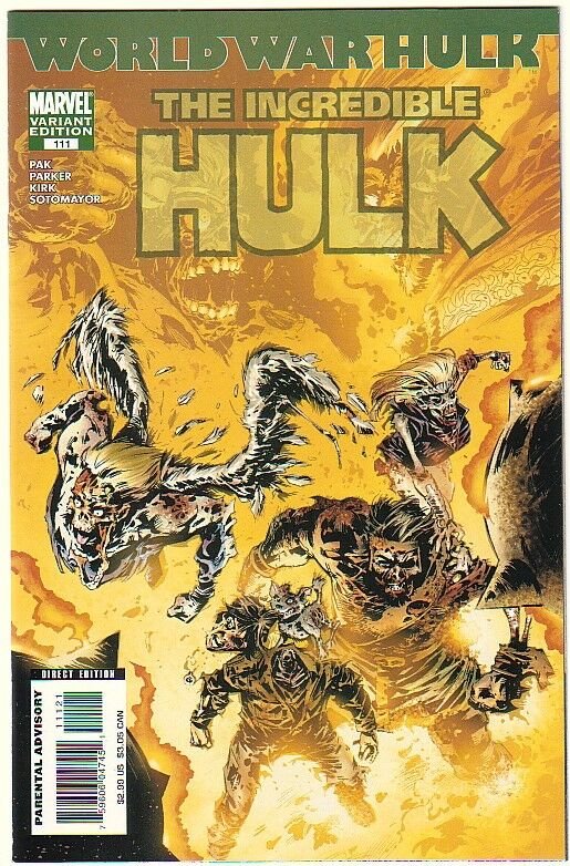 Incredible Hulk #111 World War Hulk Zombie Variant