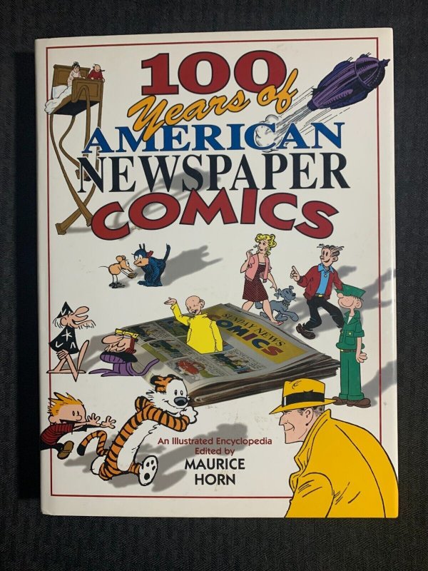 1996 100 YEARS OF AMERICAN NEWSPAPER COMICS Maurice Horn HC/DJ VF+/FVF Gramery