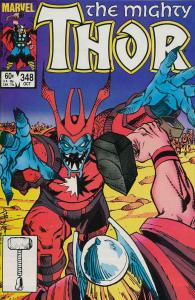 Thor #348 VF ; Marvel | Walter Simonson