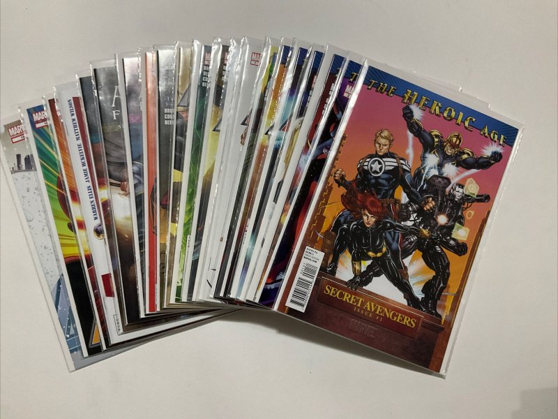 Secret Avengers 1-22 24-37 lot run set Near Mint Nm Marvel