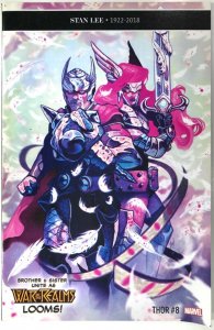 THOR Comic Issue 8 — Stan Lee Tribute Main Cover — 2018 Marvel Universe — Fine  759606089765