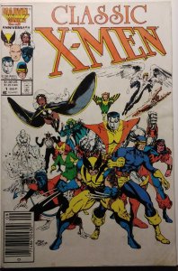 Classic X-Men #1 Newsstand Edition (1986)