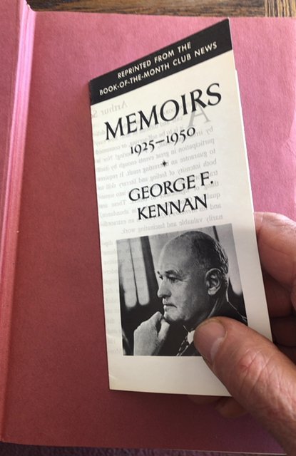 George F. Kennan memoirs 1925-1950(OG cold WARRIOR!)w/bonus