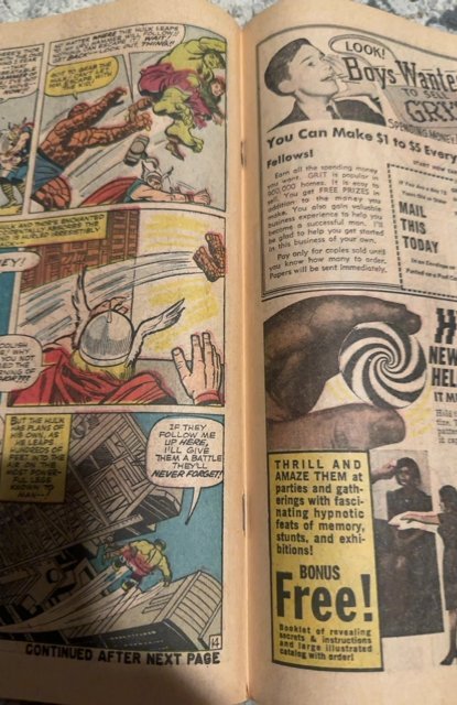 Fantastic Four #26 (1964)Avengers/FF vs the hulk Nice Fn+ copy
