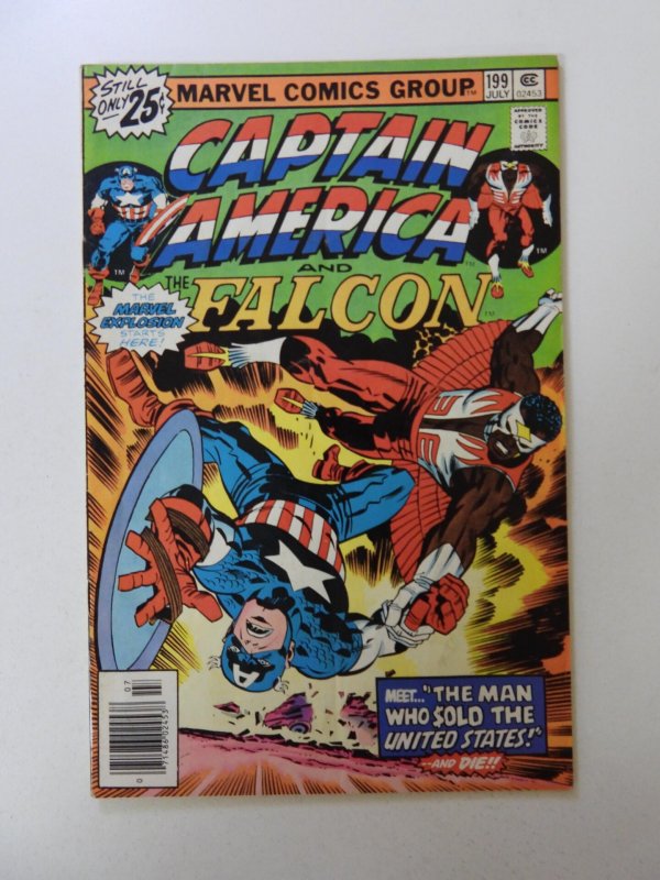 Captain America and The Falcon #199 Classic Kirby! VG Condition!