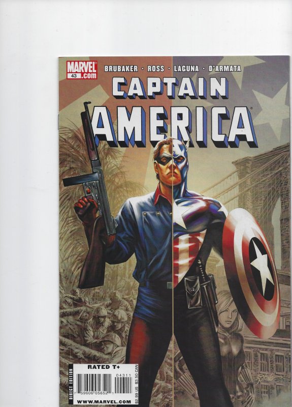CAPTAIN AMERICA #43 (2008) Black Widow, Wrecker, Venom, Batroc, Steve Epting