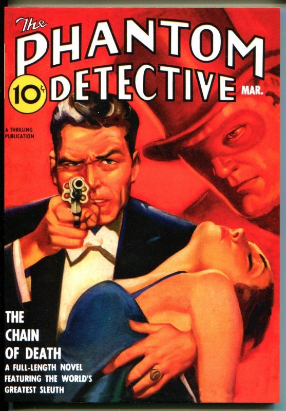 Phantom Detective 3/1939-Adventure House reprint-2009-Wallace-pulp crime-VF/NM