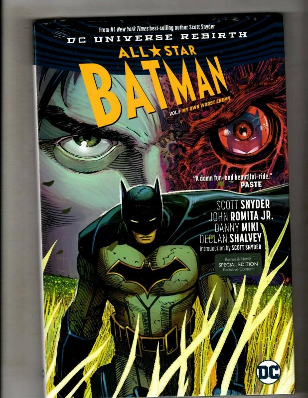 All Star Batman Vol 1 Enemy DC Comics HARDCOVER Graphic Novel SEALED Book J347