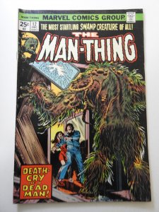 Man-Thing #12 (1974) FN Condition!