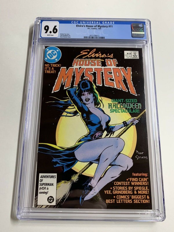 Elviras House Of Mystery #11 CGC graded 9.6 - Dave Stevens Art