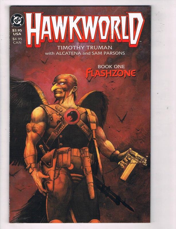 Hawkworld #1 VF TPB DC Comics Book One Flashzone Comic Book Truman JLA 1989 DE46 