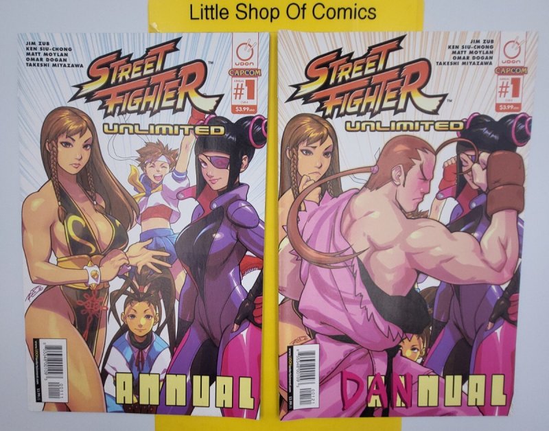 Street Fighter Unlimited Annual #1 Cover A & Cover B 2016 Udon Comics