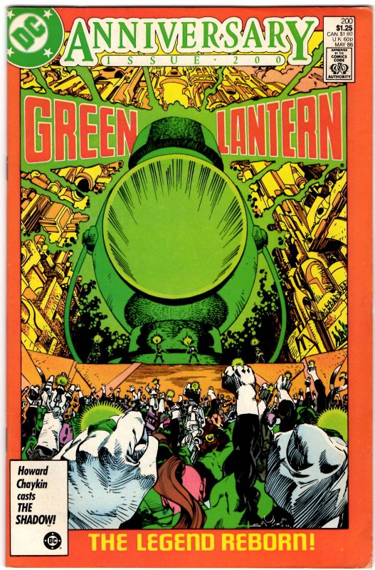 Green Lantern #200 (1960 v2) Walt Simonson Green Lantern Corps VF