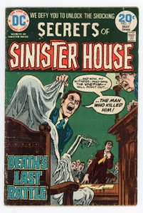 Secrets of Sinister House #17 Howard Chaykin Nick Cardy Cover VG