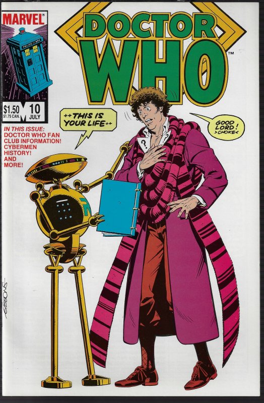 Doctor Who #10 (Marvel, 1985) NM