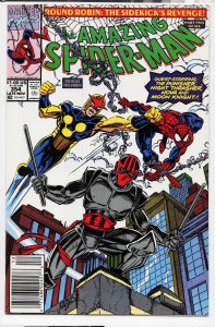 The Amazing Spider-Man #354 Newsstand Edition (1991) Spider-Man