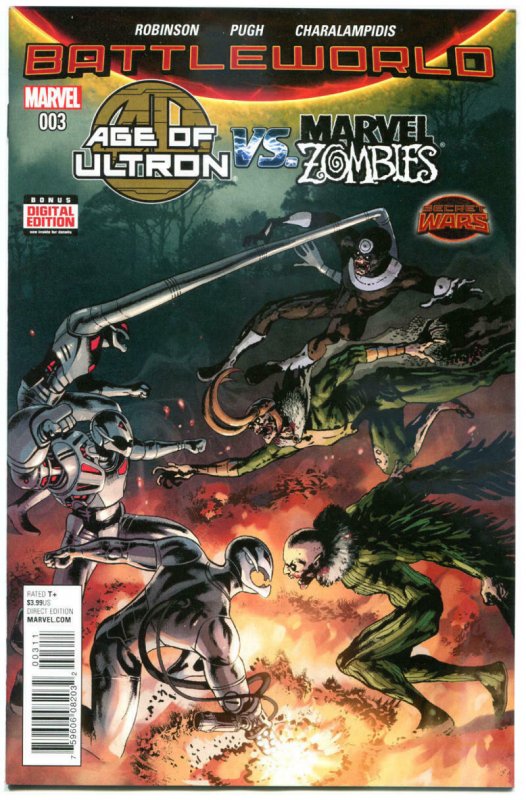 AGE of ULTRON vs MARVEL ZOMBIES #1 2 3 4, NM, BattleWorld, 2015, more in store 