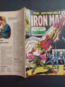 The Invincible Iron Man #10 - Mandarin - 1969 - VG