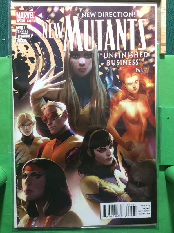 New Mutants #25 2009 series Unfinished Business part 1