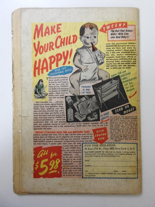 Crown Comics #16 (1949) GD Condition! ink on 1st page see pic