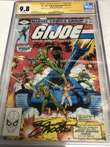 G.I. Joe (1982) #1 (CGC 9.8 WP SS) Signed & Sketch Bob Mcleod & Jim Shooter