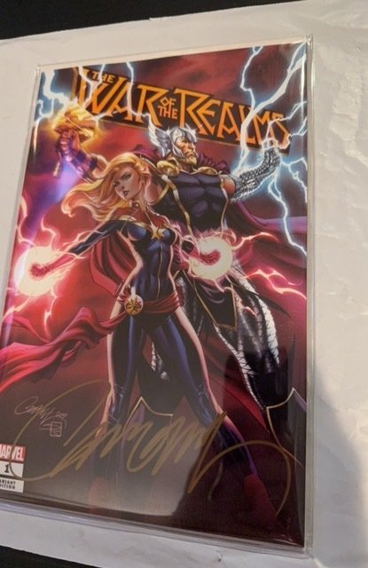 War of the Realms #1 (2019)Campbell signed variant sealed