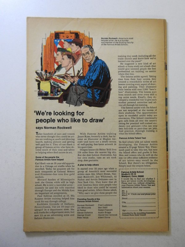 Nick Fury, Agent of SHIELD #7 (1968) VG Condition moisture stain