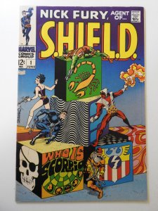 Nick Fury, Agent of SHIELD #1 (1968) FN Condition!