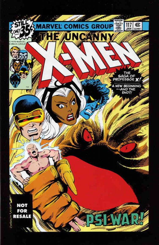 X-Men (1st Series) #117 (2nd) VG ; Marvel | low grade comic Not For Resale Repri