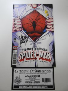 Peter Parker: The Spectacular Spider-man #1 Signed Adam Kubert! NM Condition!