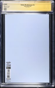 Conan The Barbarian (2024) # 13 (CGC 9.8 SS) Signed Sketch Vigil