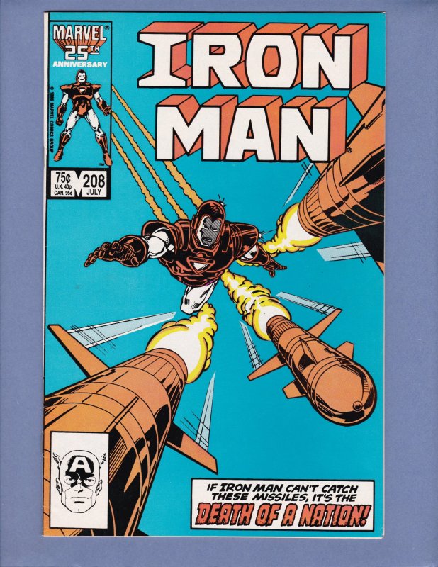 Iron Man #208 VF Marvel 1986