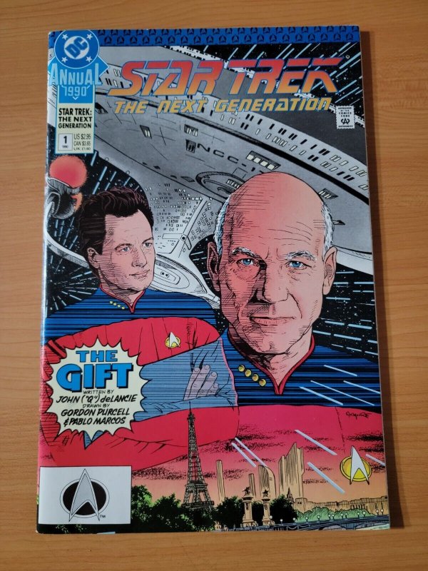 Star Trek The Next Generation Annual #1 Direct Market ~ NEAR MINT NM ~ 1990 DC