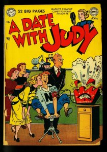 A Date With Judy #21 1951- DC Humor-Explosion cover - F/G