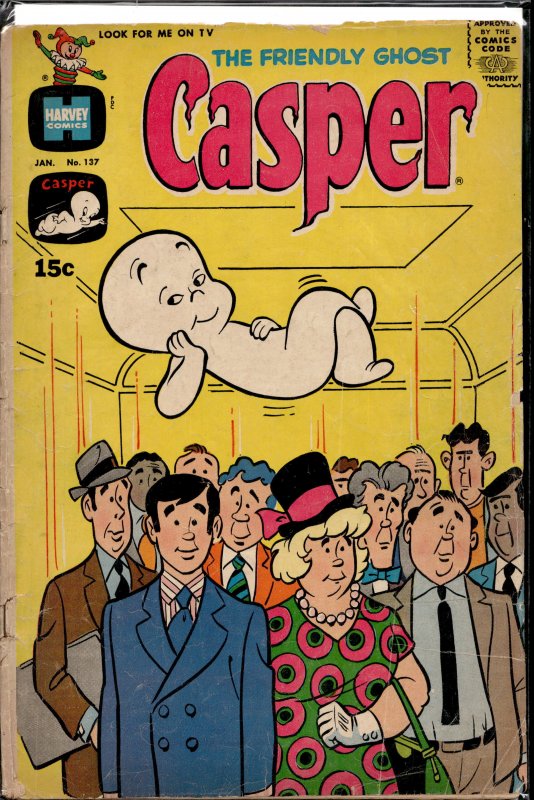 The Friendly Ghost Casper #137 Casper