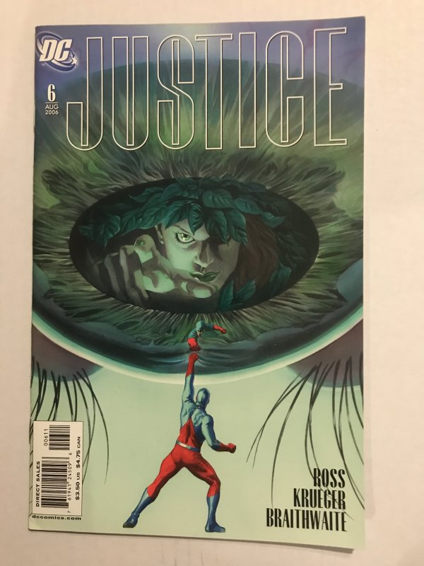 Justice #6 & 7 run : DC 2006 VF/NM; Alex Ross, Jim Krueger, mini, Atom Hawkman