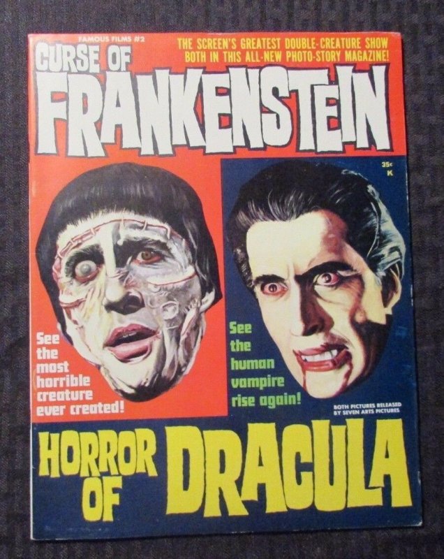 1964 CURSE OF FRANKENSTEIN / HORROR OF DRACULA Magazine VF 8.0 DCHAC