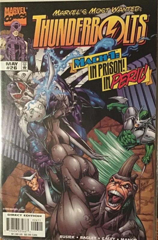 THUNDERBOLTS 1997 MARVEL #20-27 NM CONDITION 8  BOOK LOT 