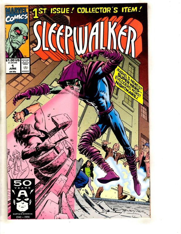 Lot Of 10 Sleepwalker Marvel Comic Books # 1 2 3 4 5 6 7 8 9 10 Spider-Man CR58