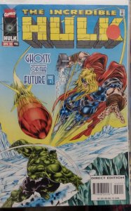 INCREDIBLE HULK  # 440 1996 marvel disney ghost of the future pt 5 thor