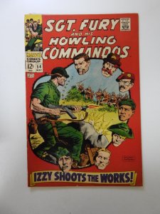 Sgt. Fury #54 (1968) VG+ condition moisture damage