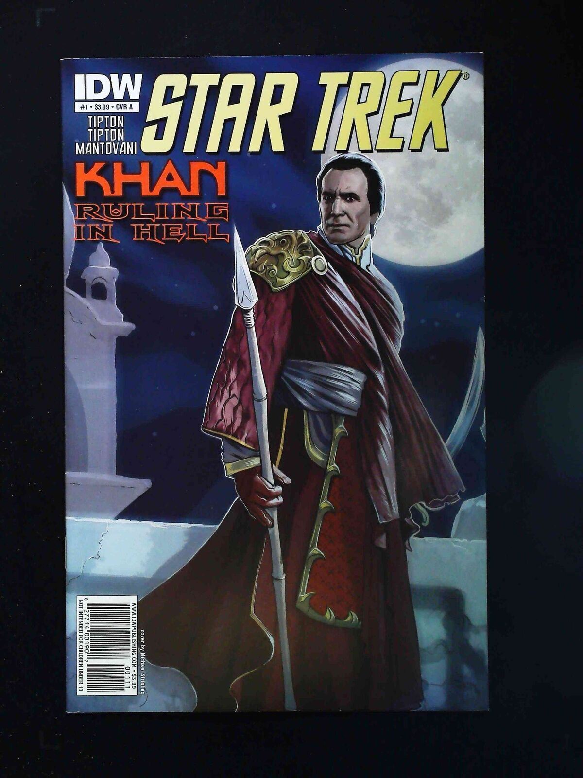 star trek khan comic book